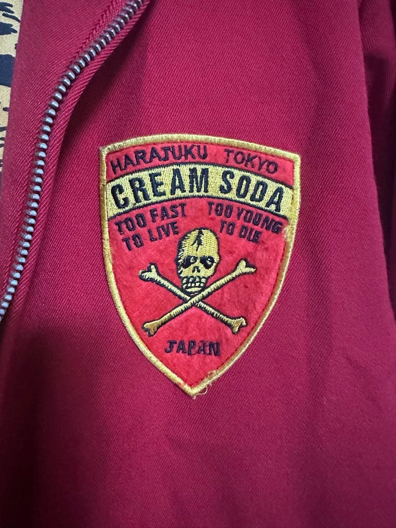 b*l様 CREAM SODA レッド スイングトップ クリームソーダ