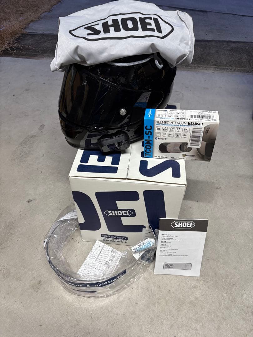 SHOEI Z-7 ブラックフルフェイスヘルメット