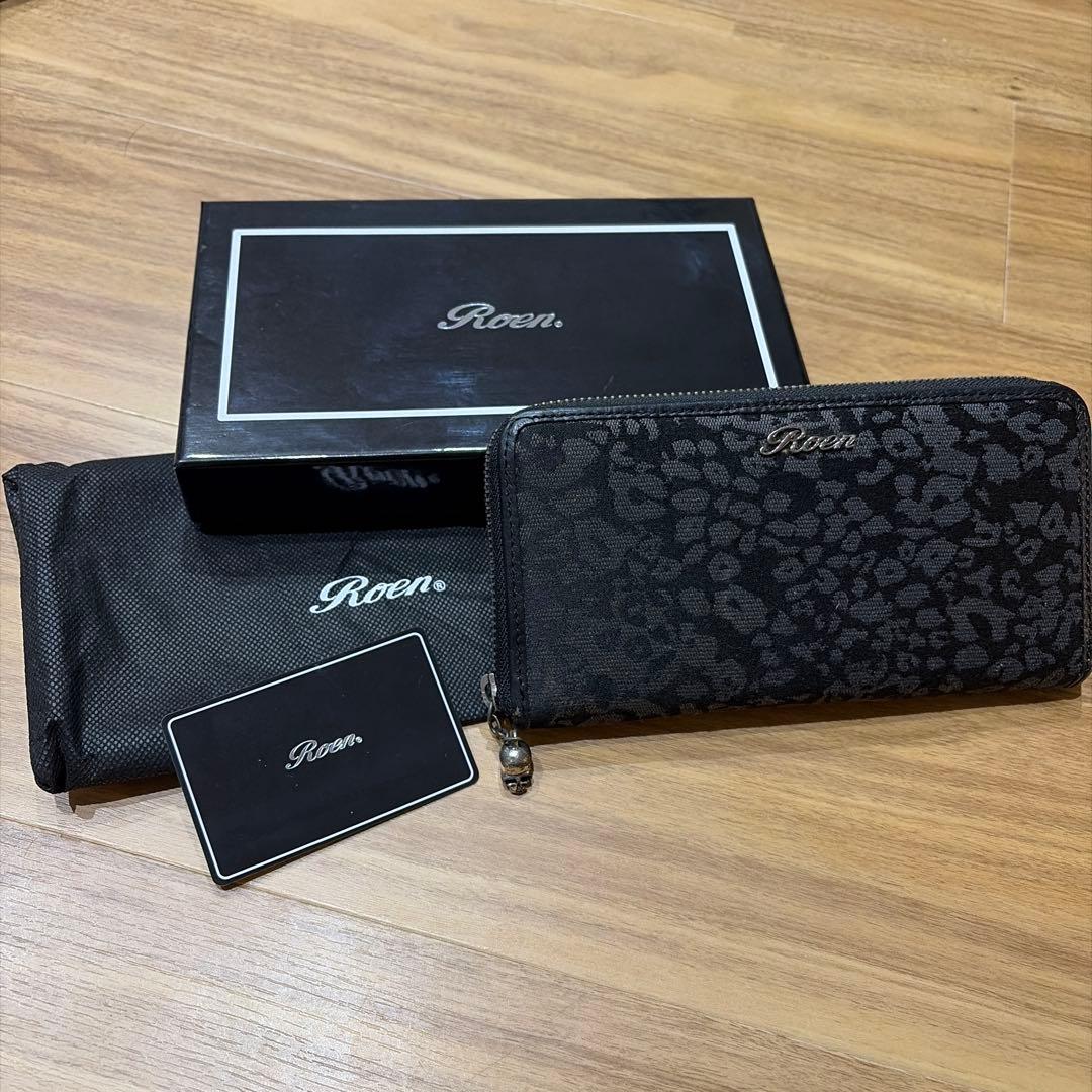 Roen レオパード柄 長財布