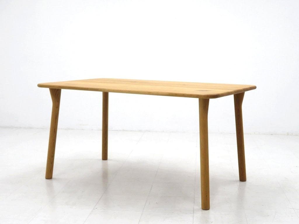 展示品　カンディハウス　オーク材　無垢材　ダイニングテーブル　ナラ材　北欧