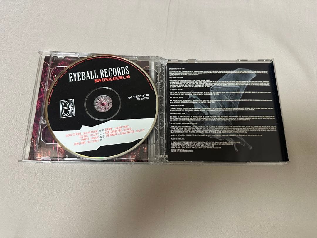 マイ・ケミカル・ロマンス 1st アルバム 輸入盤 CD