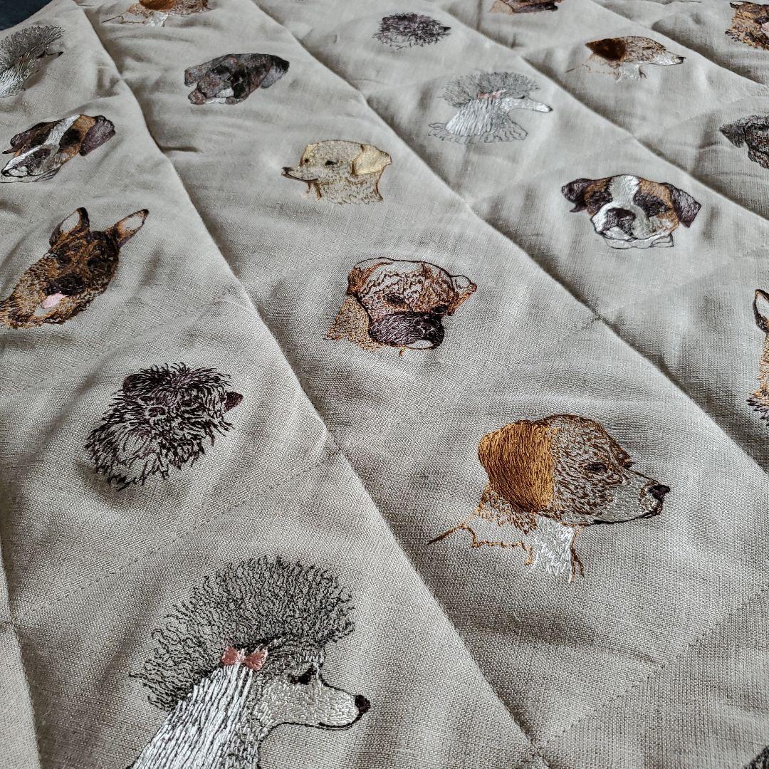 ❁ハンドメイド❁ Dogsキルトクロス