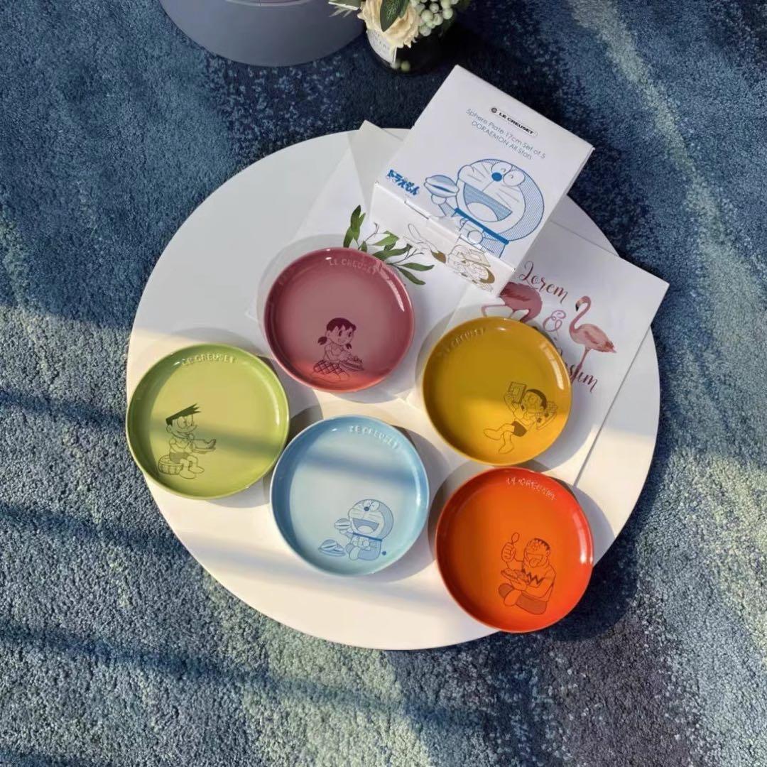 や*ん様 ドラえもん オールスターズ スフィア・プレート 17㎝（5枚入り）新品