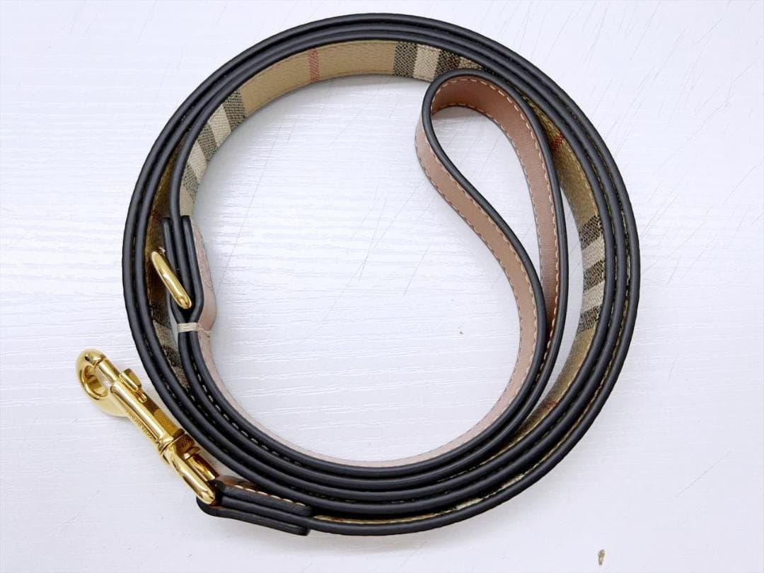 現行　未使用保管　バーバリー　チェック　ドッグリード　ペット　80733651