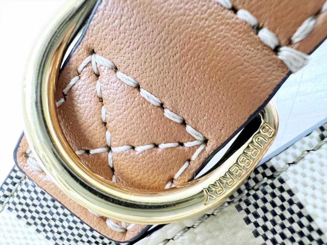 現行　未使用保管　バーバリー　チェック　ドッグリード　ペット　80733651