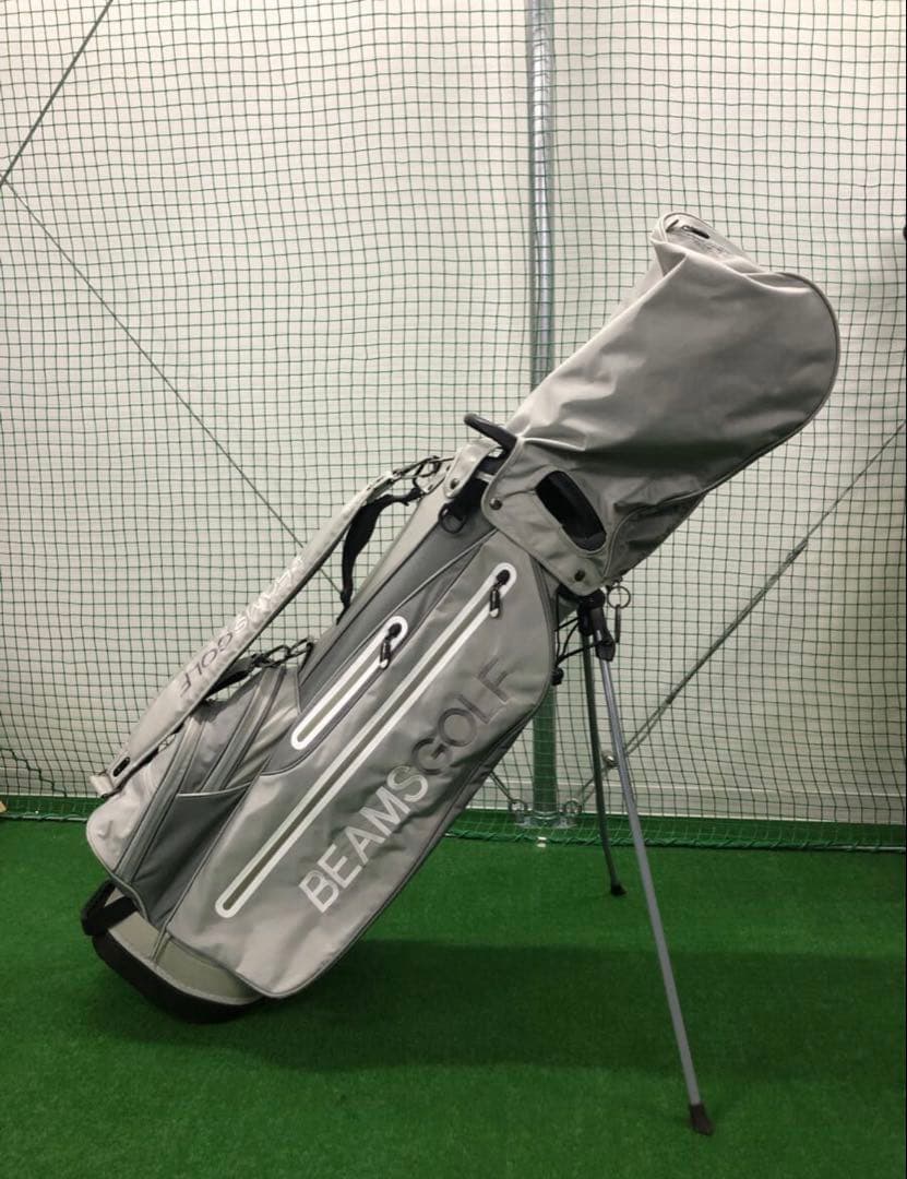 BEAMS GOLF グレー キャディバッグ