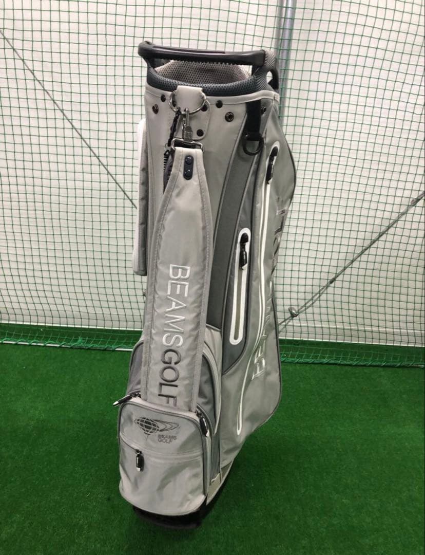BEAMS GOLF グレー キャディバッグ