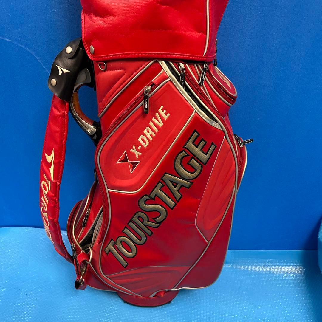 TOUR STAGE GOLFフルセットキャディーバッグ付き
