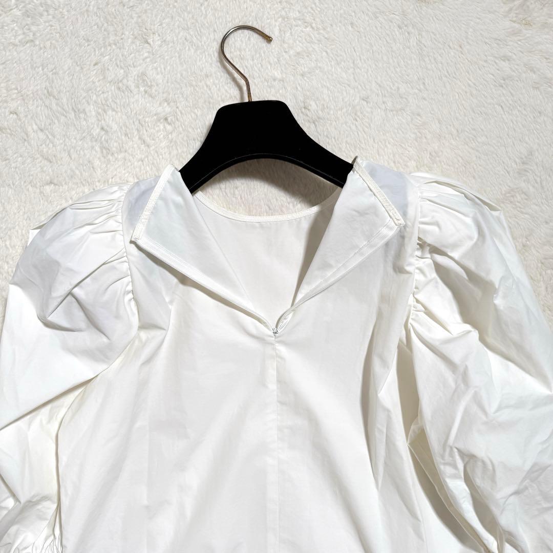 極美品　CELERI ドゥーズィエム クラス　バルーンスリーブトップス 23SS