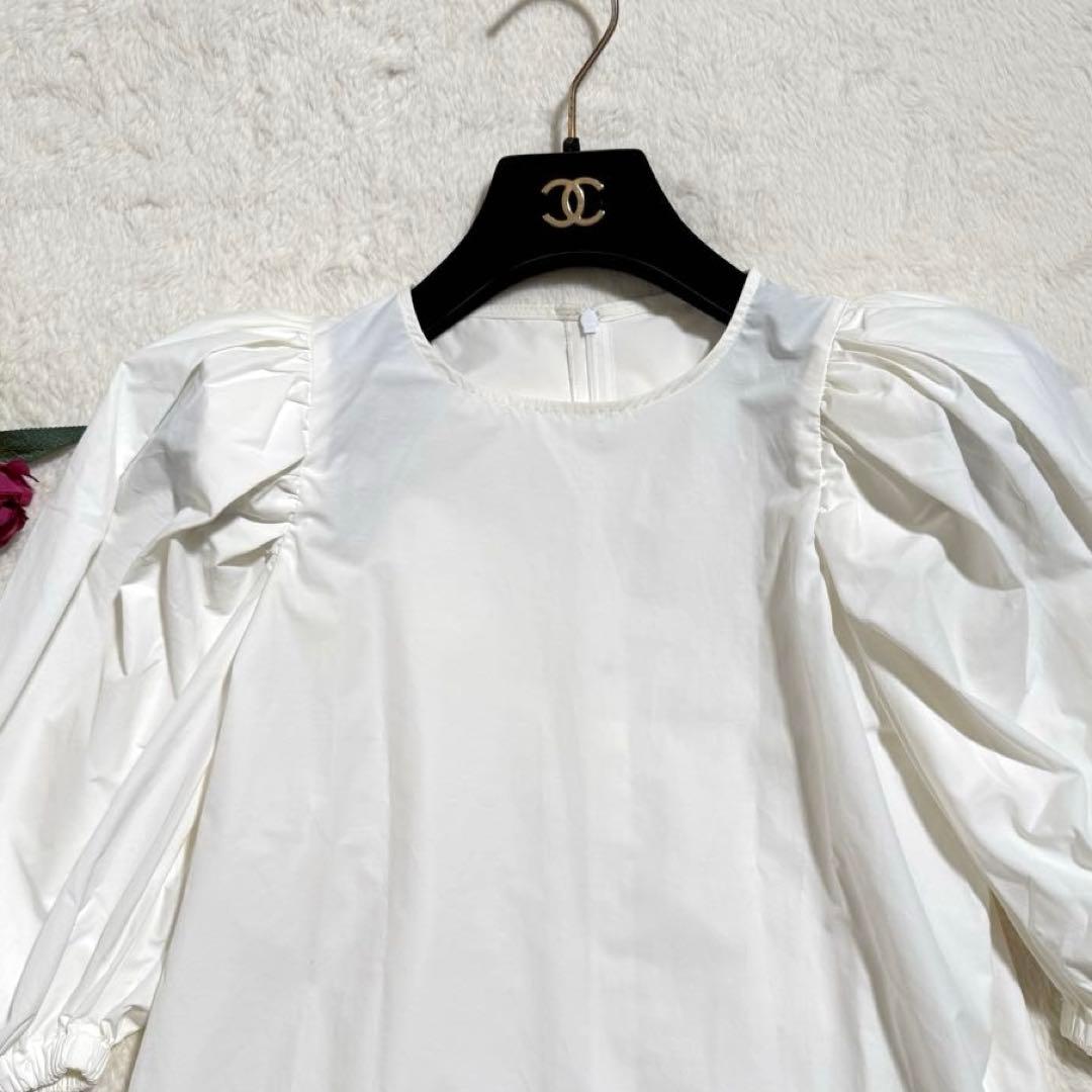 極美品　CELERI ドゥーズィエム クラス　バルーンスリーブトップス 23SS