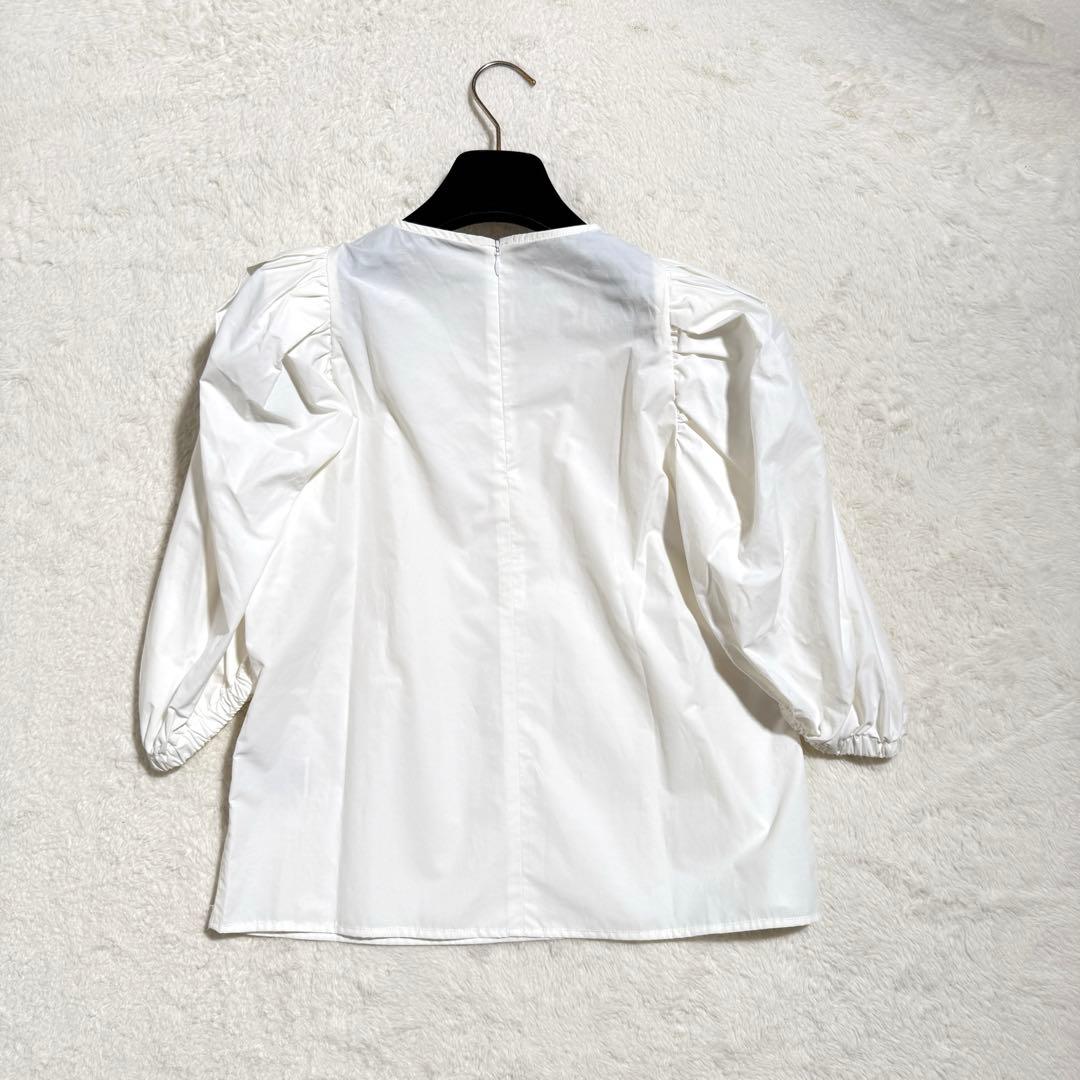 極美品　CELERI ドゥーズィエム クラス　バルーンスリーブトップス 23SS