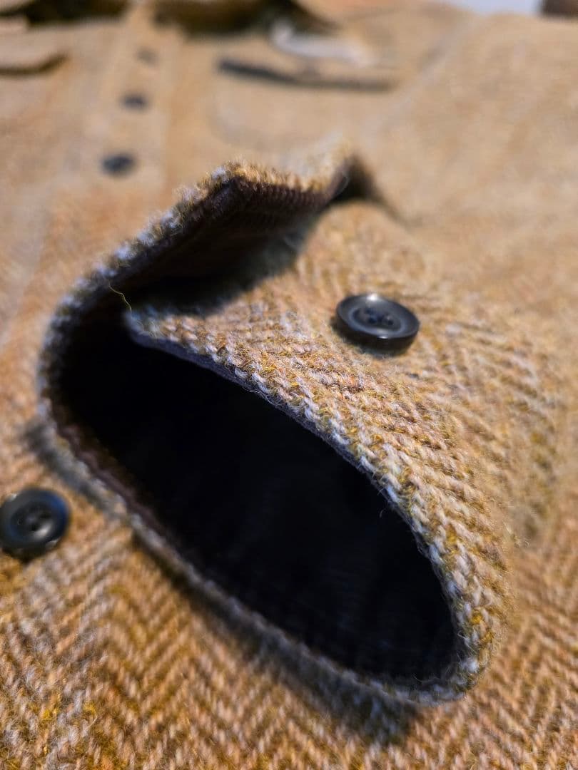 レアHARRIS TWEED ヘリンボーン柄ハリスツイード
