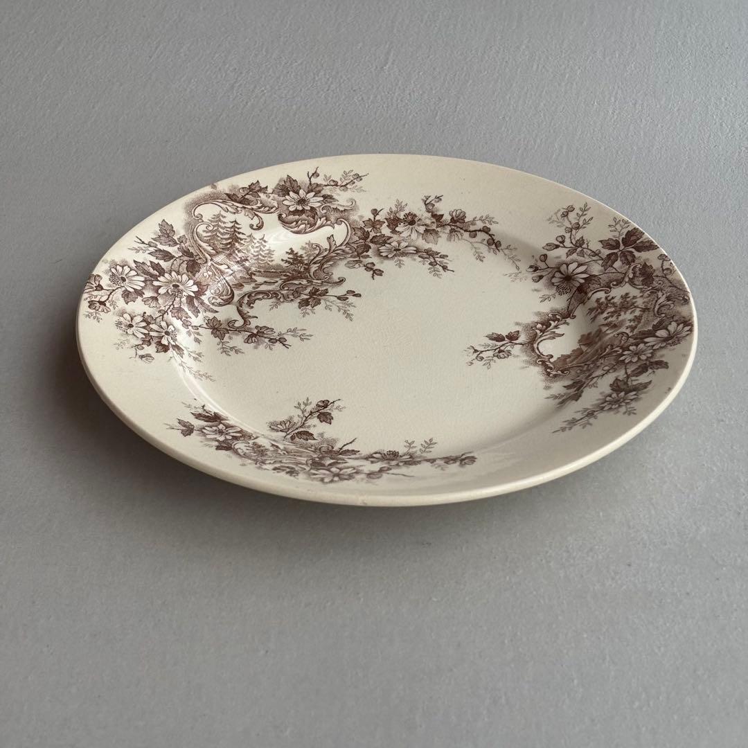 フランスアンティーク ショワジールロワ POMPADOUR ディナープレートA