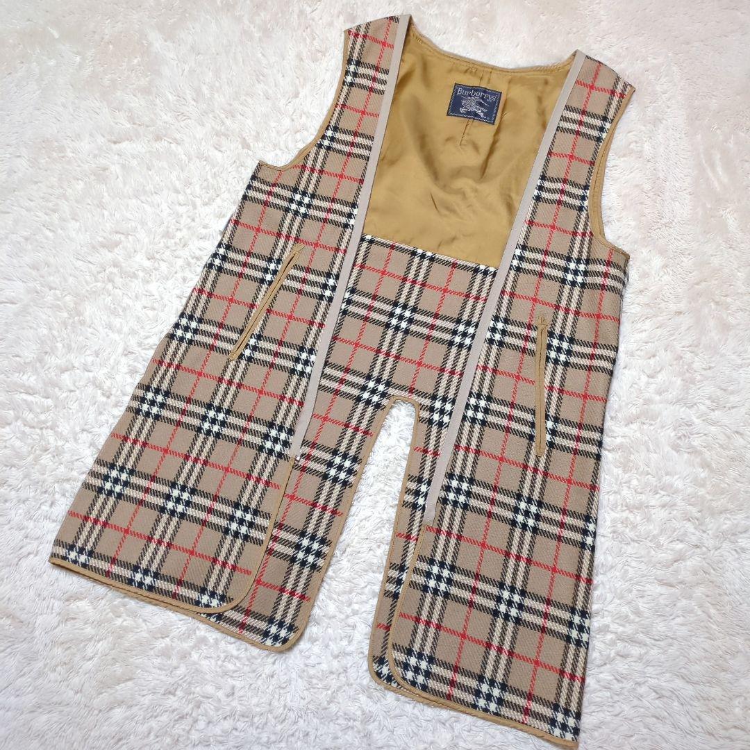 極美品！バーバリー　ライナー付きステンカラーコート　L　ノバチェック　ベージュ