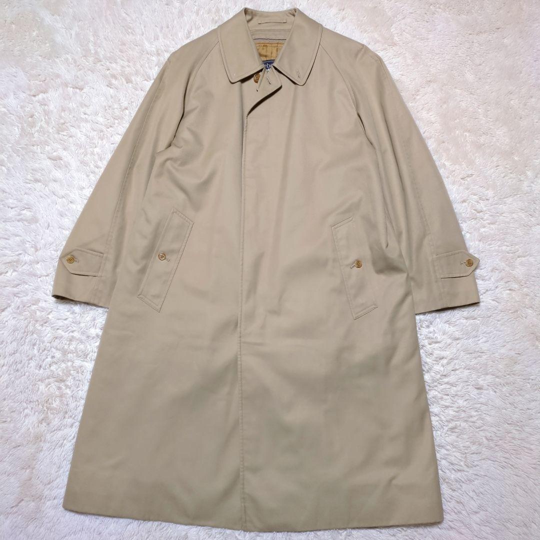 極美品！バーバリー　ライナー付きステンカラーコート　L　ノバチェック　ベージュ