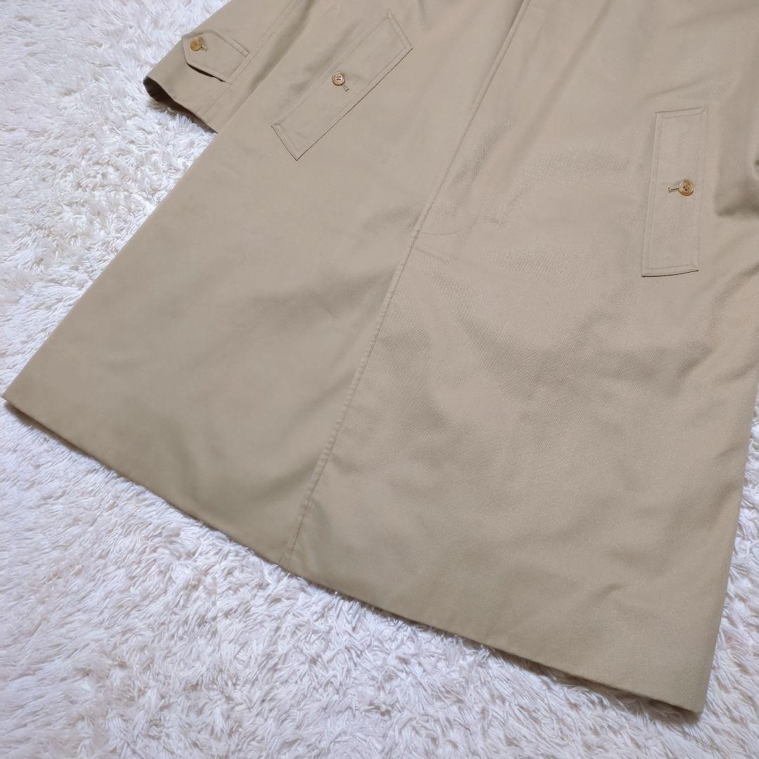 極美品！バーバリー　ライナー付きステンカラーコート　L　ノバチェック　ベージュ