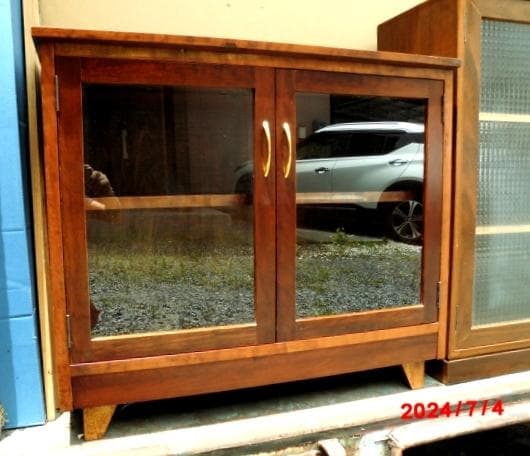 ◇◇ RETRO ビンテージ 硝子キャビネット B ◇◇