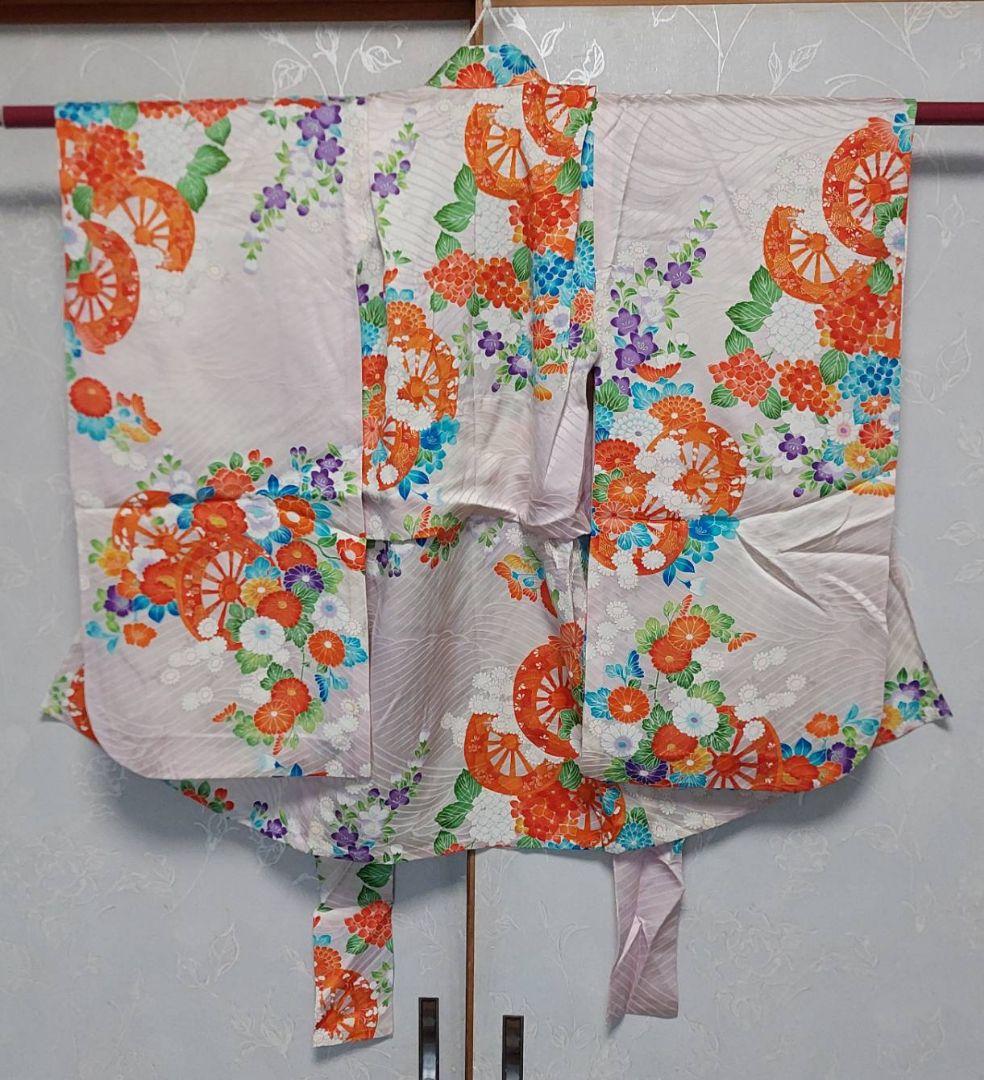 NA943アンティーク子供着物正絹綺麗美品着丈68センチ裄丈36センチ