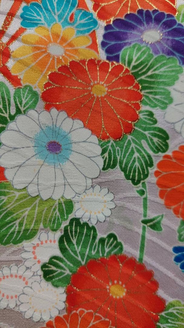 NA943アンティーク子供着物正絹綺麗美品着丈68センチ裄丈36センチ