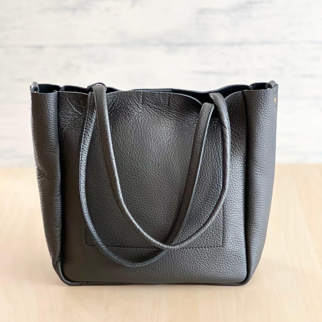 ⭐︎ミナペルホネンポケット＆本革トートバッグ　TB602-233