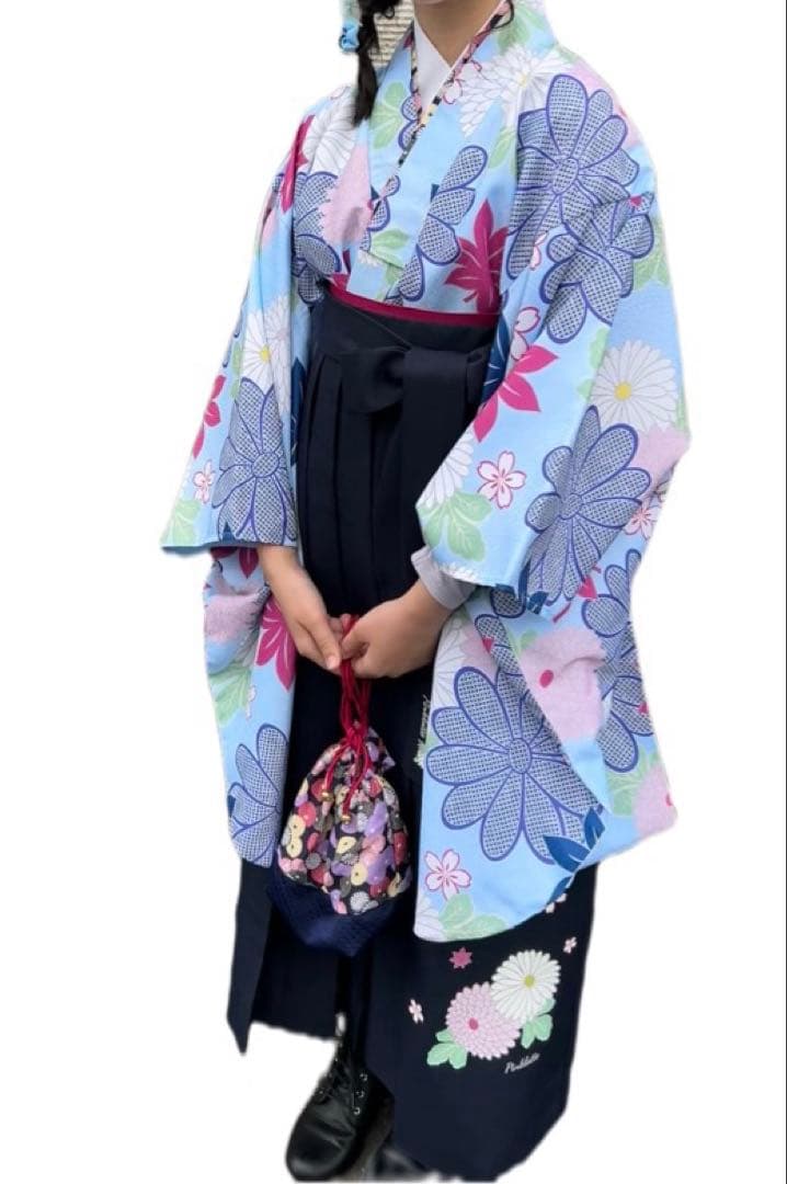 【美品】ピンクラテ 袴 髪飾り付き 5点セット 160サイズ 卒業式