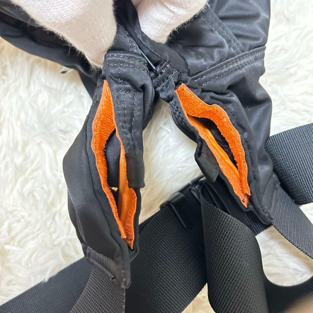 美品 PORTER ポーター タンカー ウエストバッグ ボディバッグ 黒