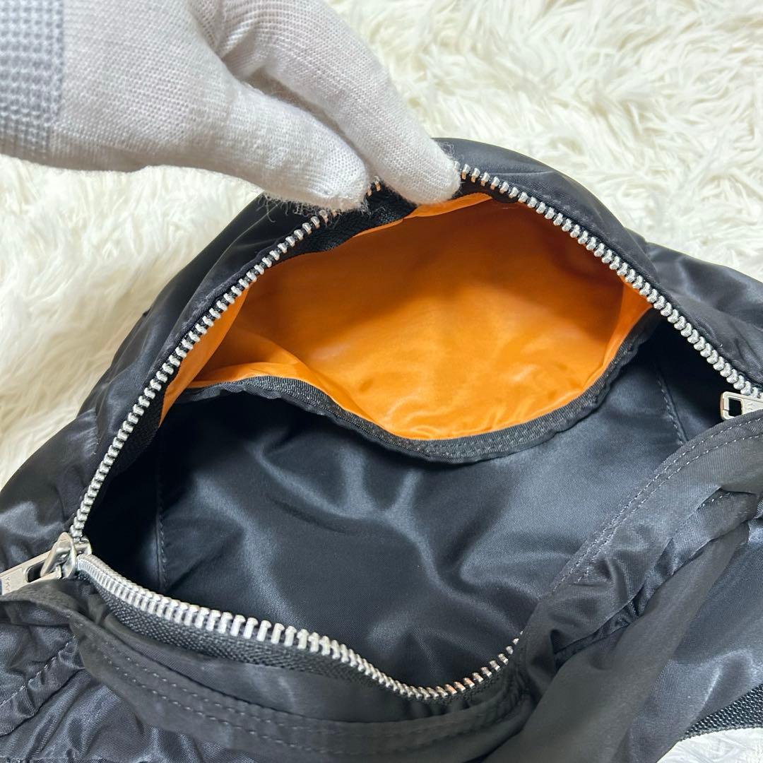 美品 PORTER ポーター タンカー ウエストバッグ ボディバッグ 黒