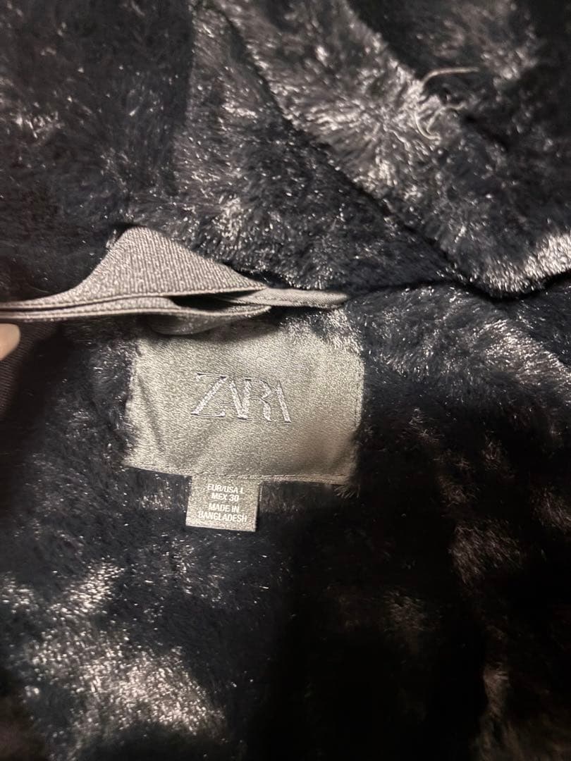 ZARA フェイクファー　ダウン明日20時まで価格