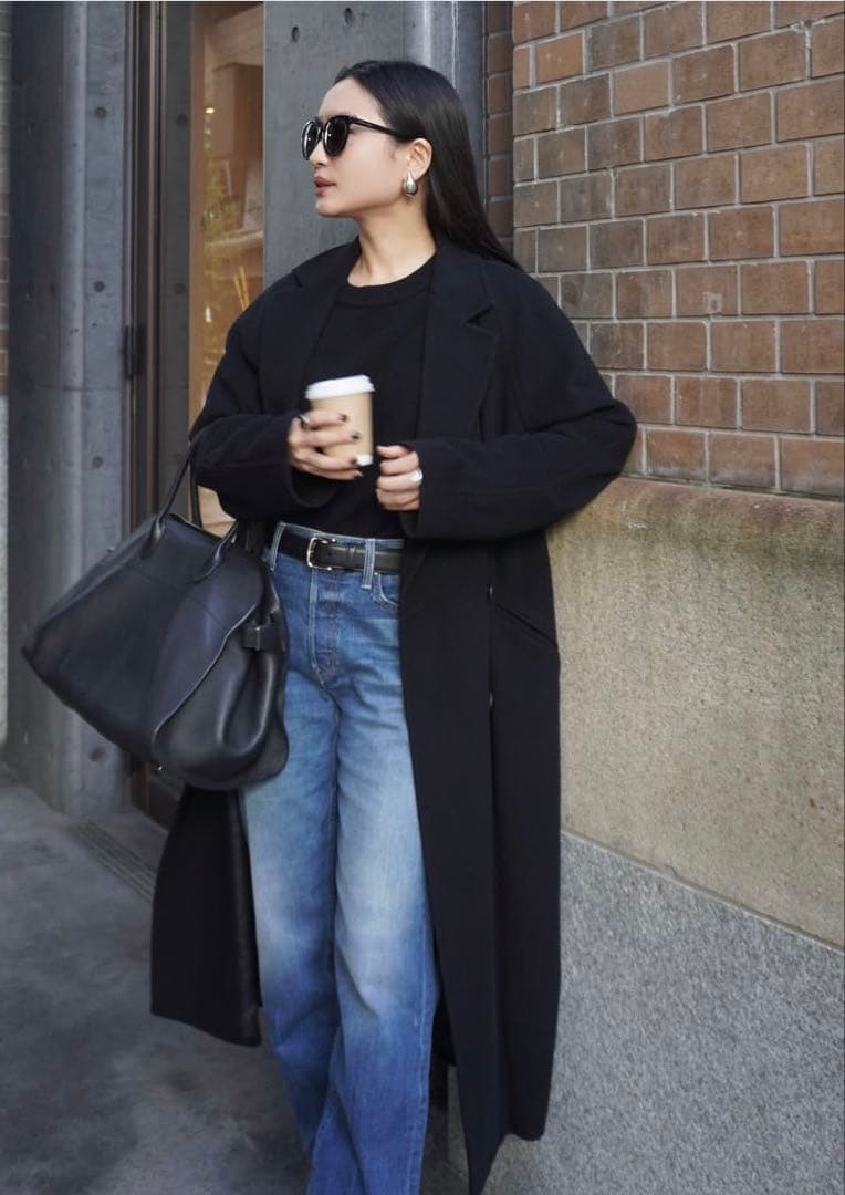 美品　Deuxieme Classe ドゥーズィエムクラス　ロング ダブルコート