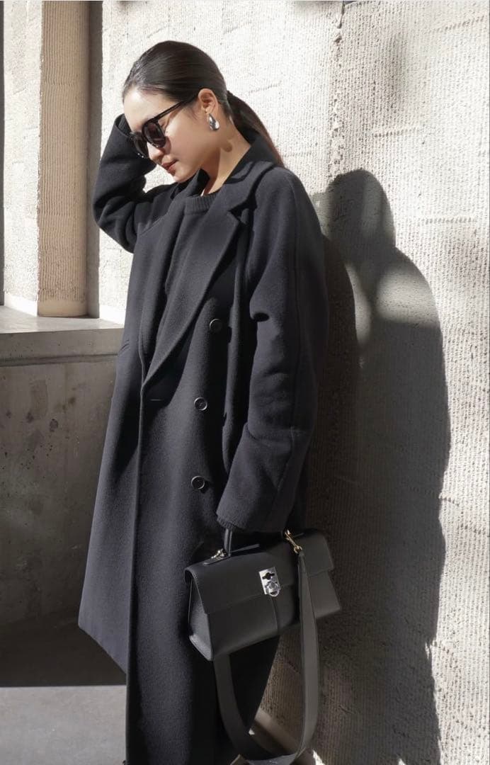 美品　Deuxieme Classe ドゥーズィエムクラス　ロング ダブルコート