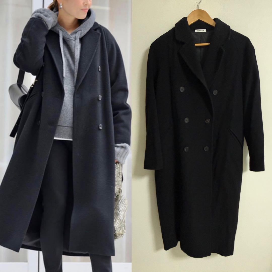 美品　Deuxieme Classe ドゥーズィエムクラス　ロング ダブルコート