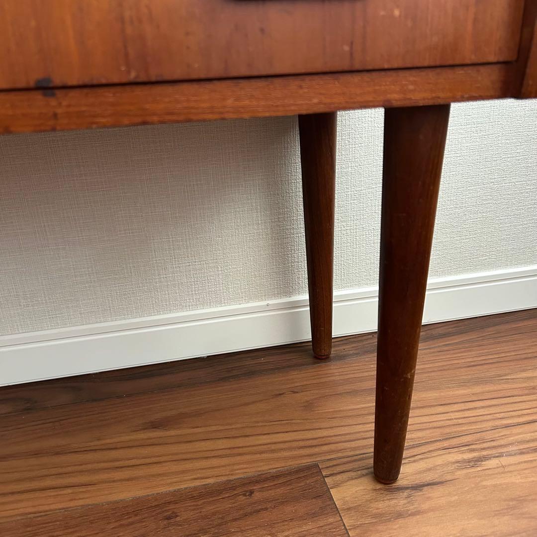 デンマーク　チーク　3段チェスト　スモールチェスト　北欧家具　ヴィンテージ