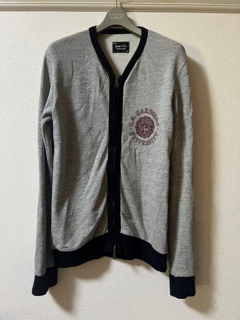 専用ナンバーナイン　08AW ポートランド期　スエットカーディガン　サイズ2