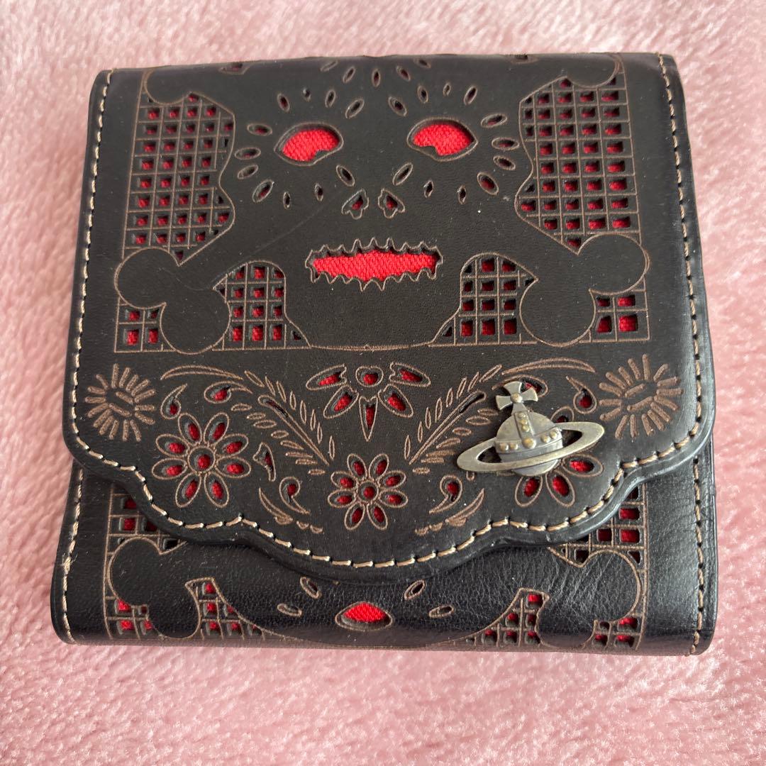 Vivienne Westwood スカルデザイン三つ折り財布