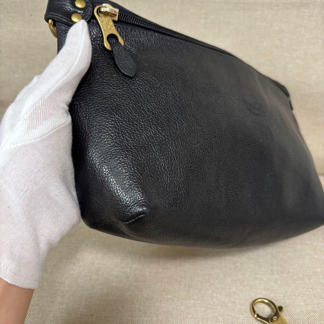 極美品、保証書あり★イルビゾンテ★クロスボディバッグ2way定価56,100円