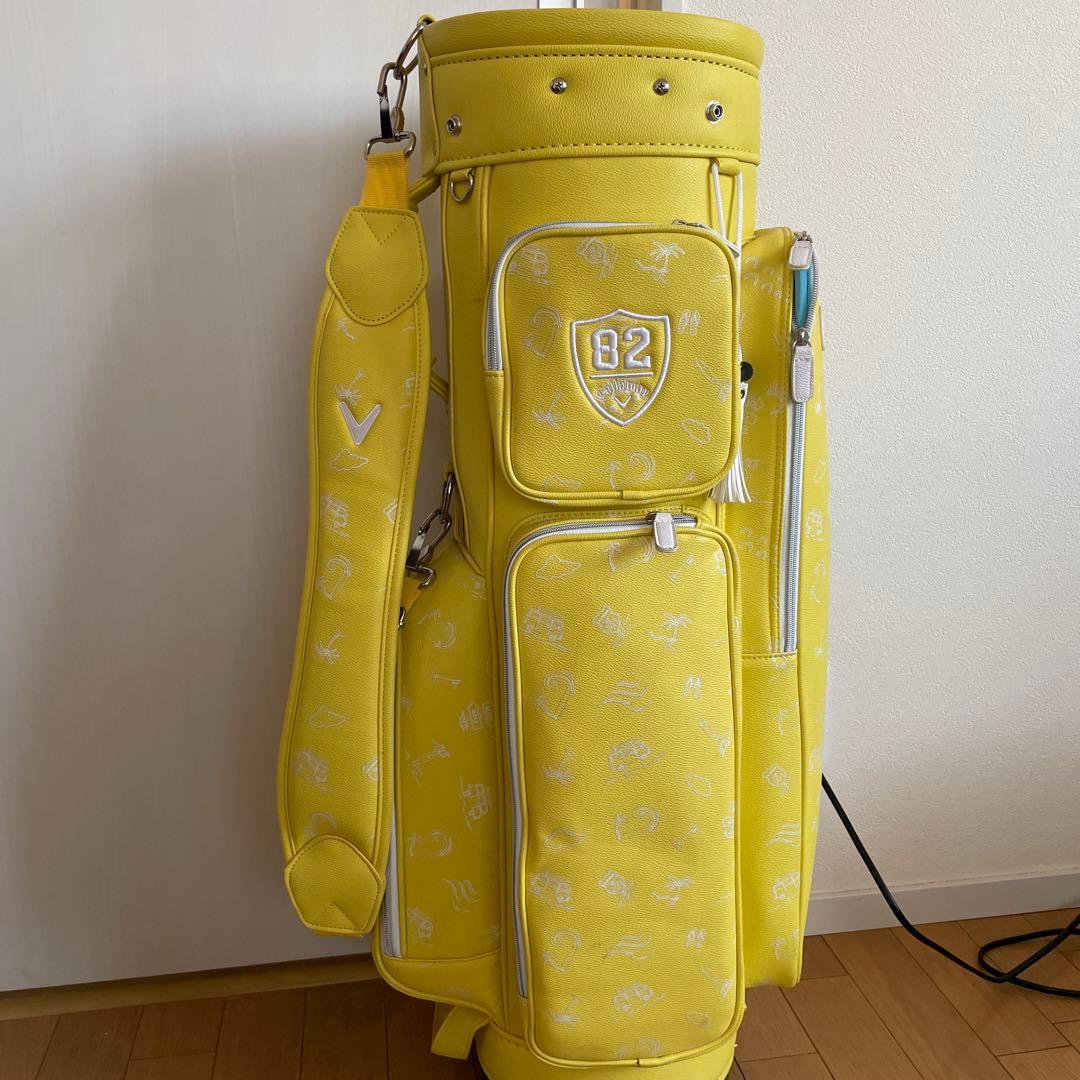 キャロウェイ　イエロー ゴルフバッグ・キャディバッグ