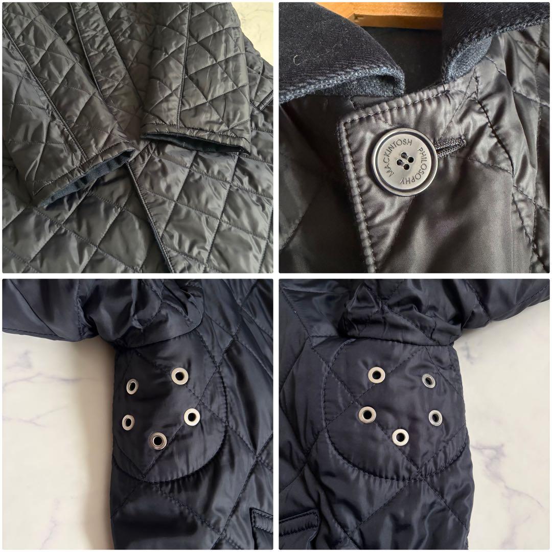 マッキントッシュフィソロフィ - キルティング リバーシブル ネイビー 2way