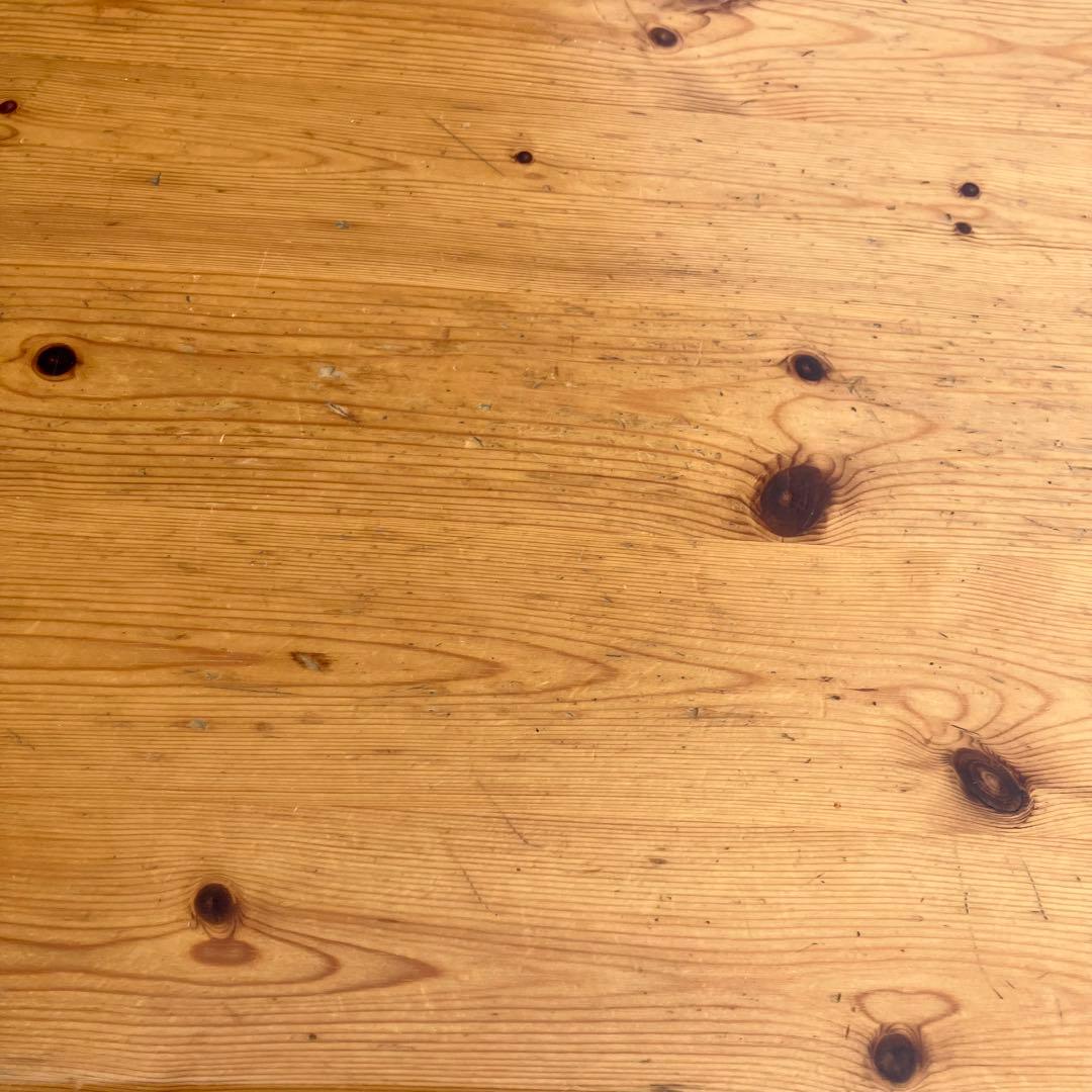 北欧レトロ 無垢材 パイン材 大型 大型ダイニングテーブル センターテーブル