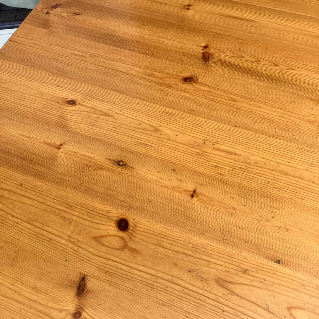 北欧レトロ 無垢材 パイン材 大型 大型ダイニングテーブル センターテーブル