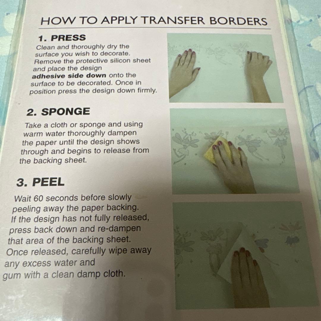 ローラアシュレイ LAURA ASHLEY 壁紙 転写 妖精 子供部屋