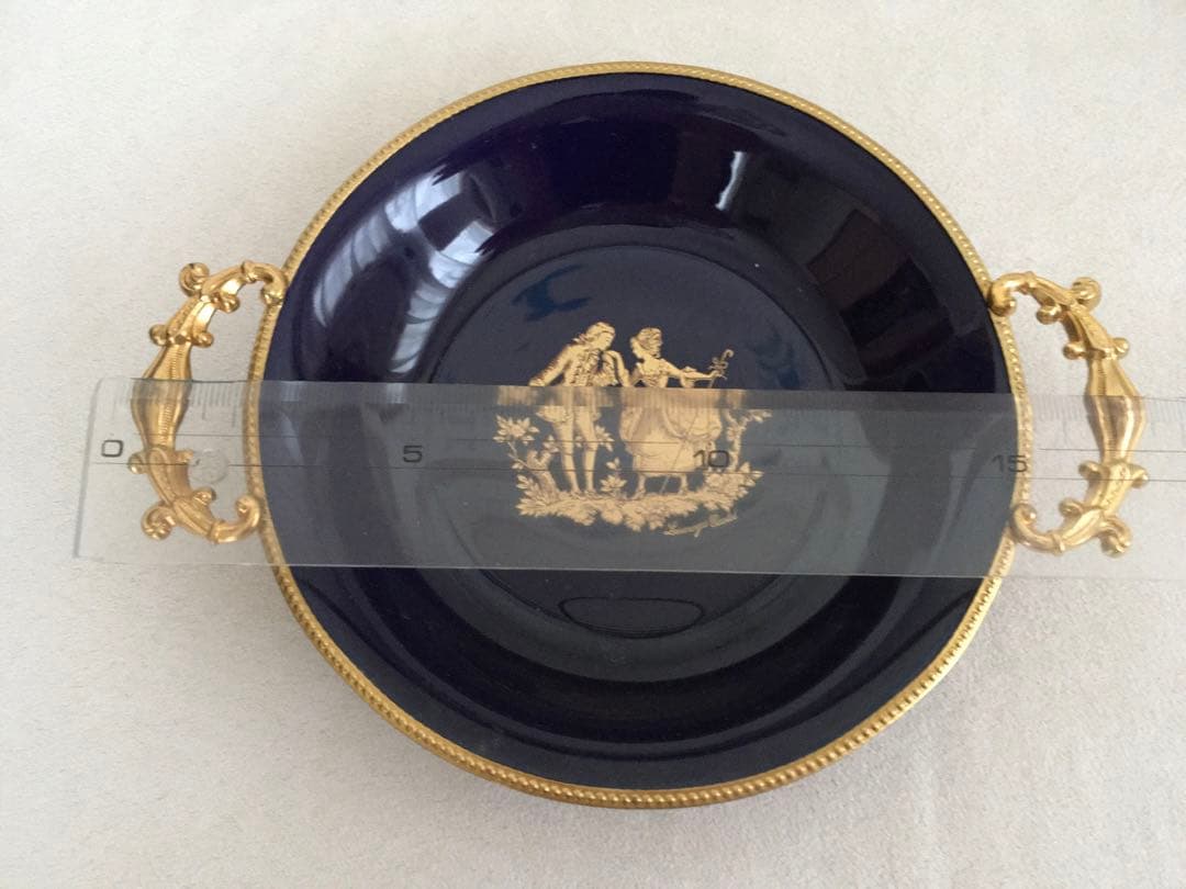 LimogesCastel￼皿22kGold￼小物入れ￼