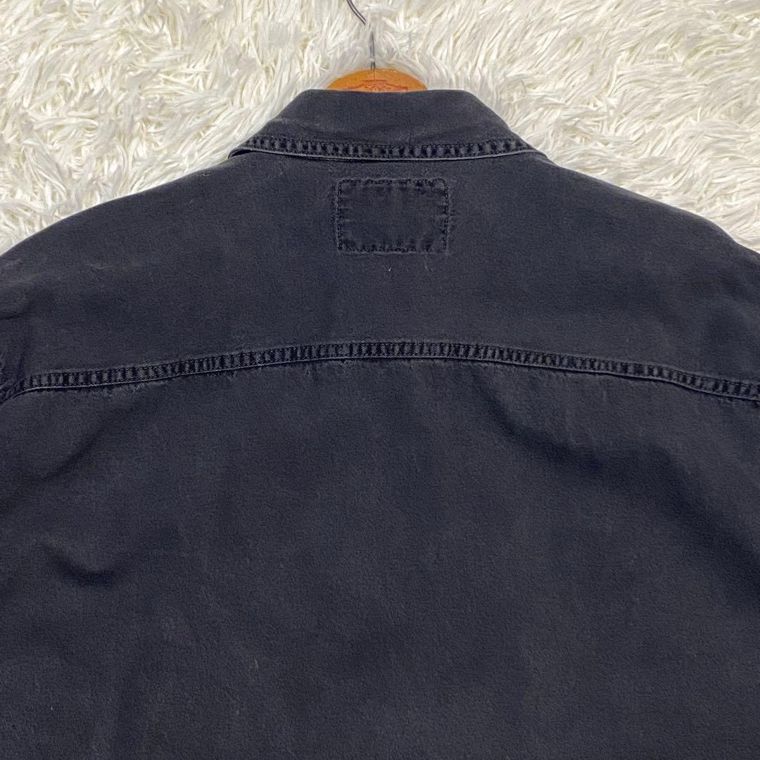 【90's】Levi's リーバイス　ブラック デニムシャツ　ハルキの古着