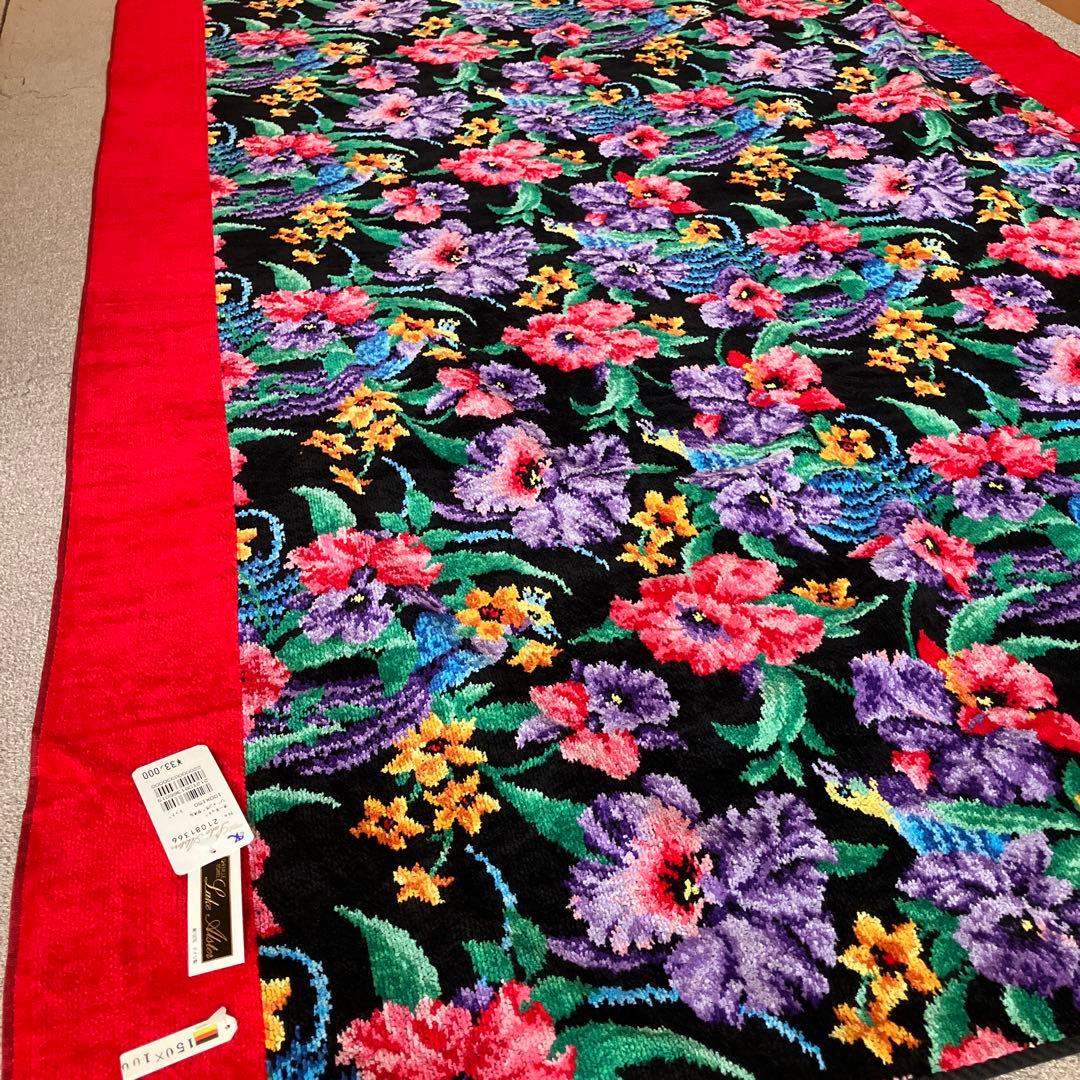 レイクアルスター　花柄 大判バスタオル