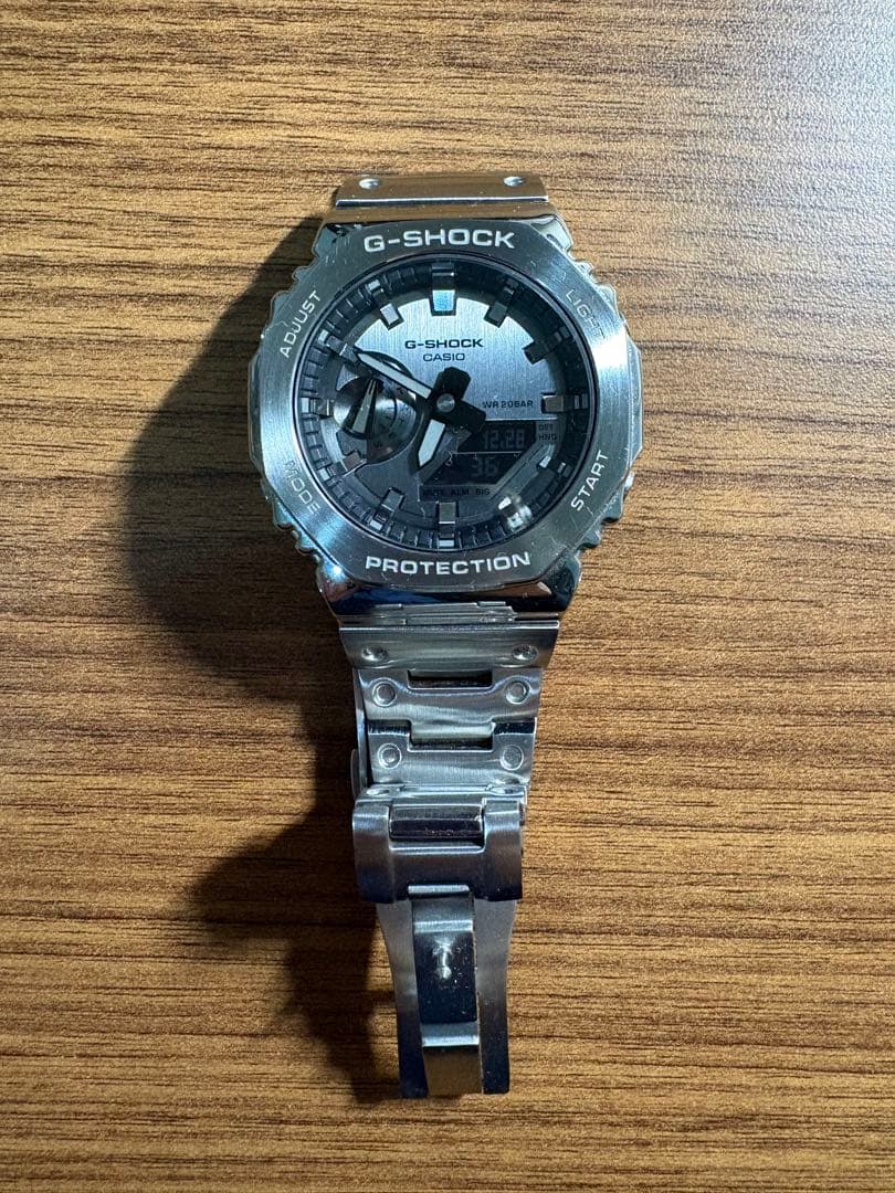 G-SHOCK GA-2100 ステンレススチール ブラック