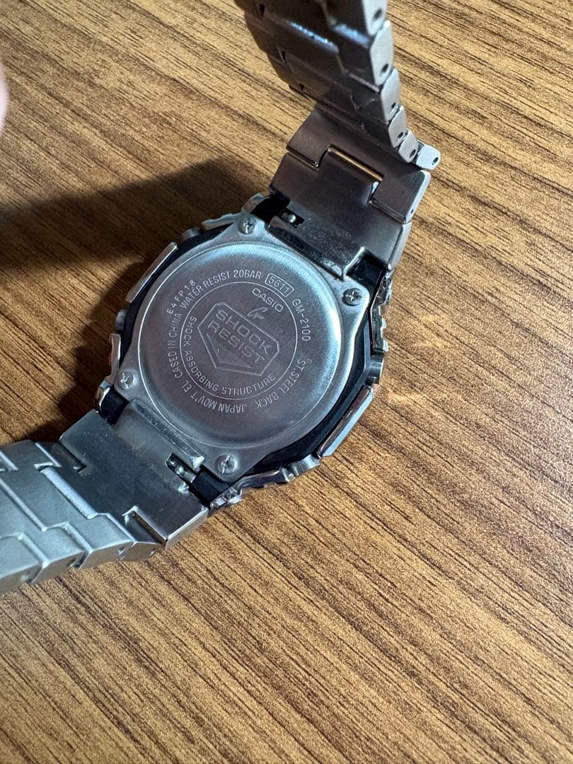 G-SHOCK GA-2100 ステンレススチール ブラック