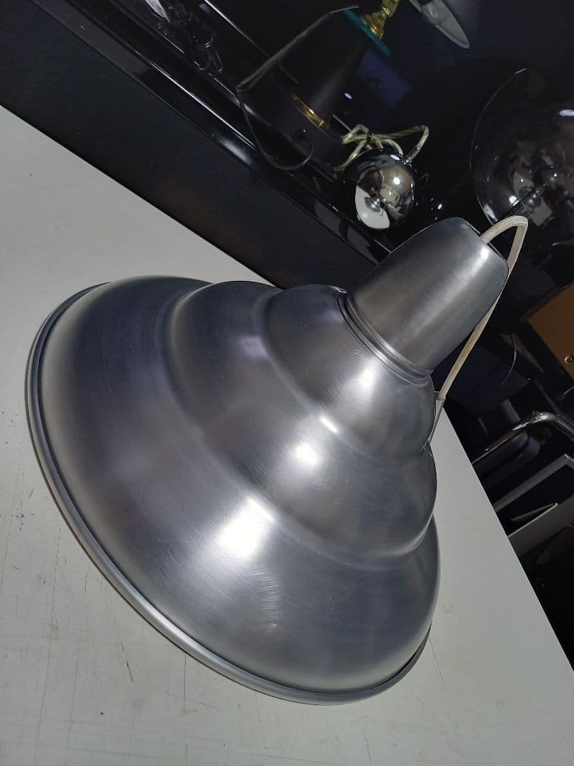 レア　アート　ワーク　スタジオ　スペースエイジ　アルミニウム　UFO型　ライト