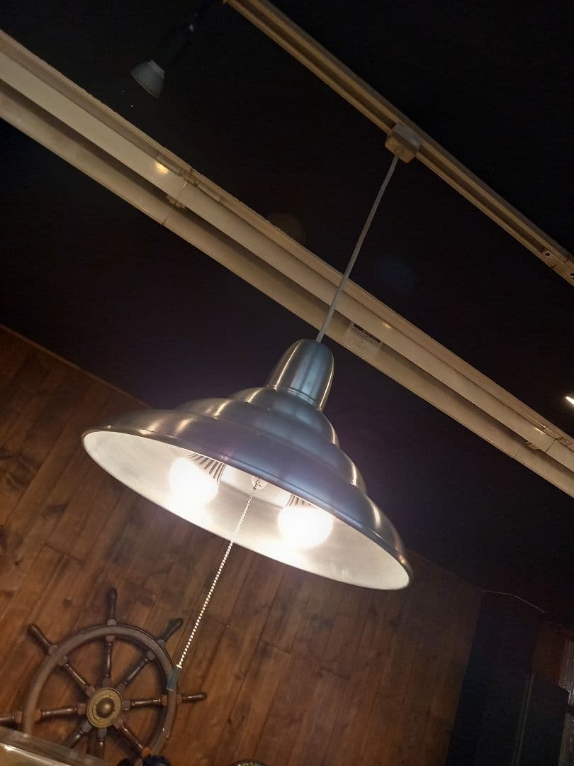 レア　アート　ワーク　スタジオ　スペースエイジ　アルミニウム　UFO型　ライト