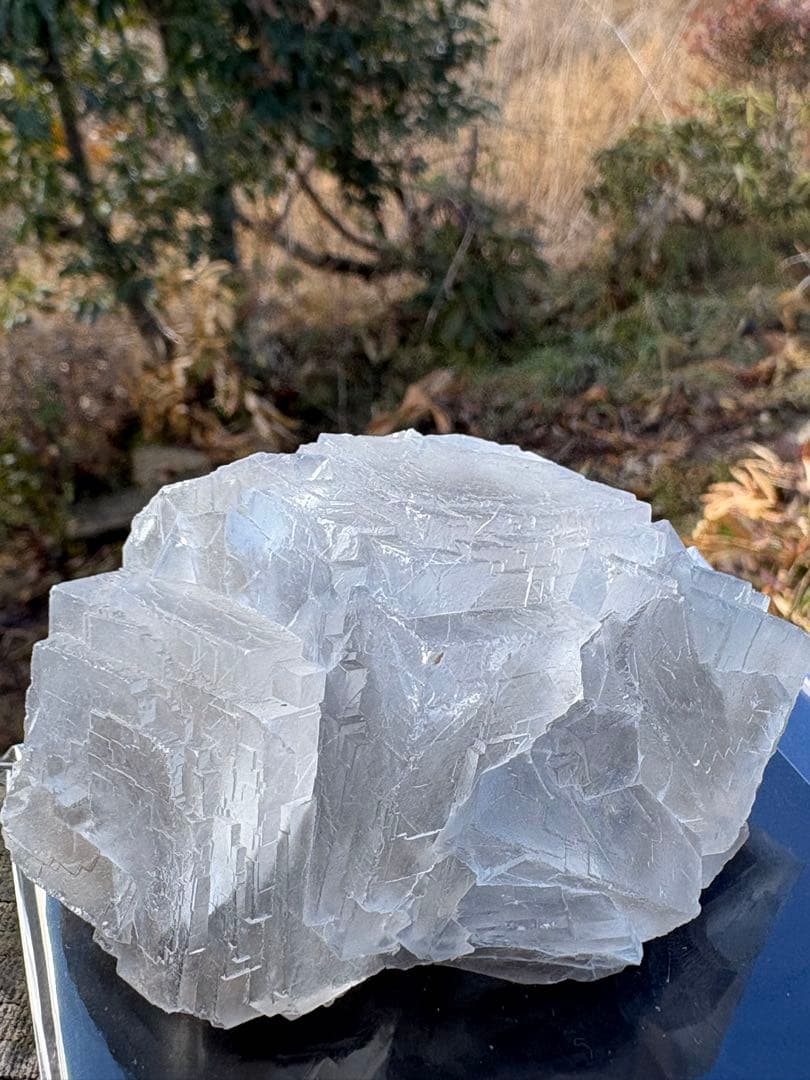 323g 極みの逸品　虹入り　超レア 大きい　存在感抜群　フローライト