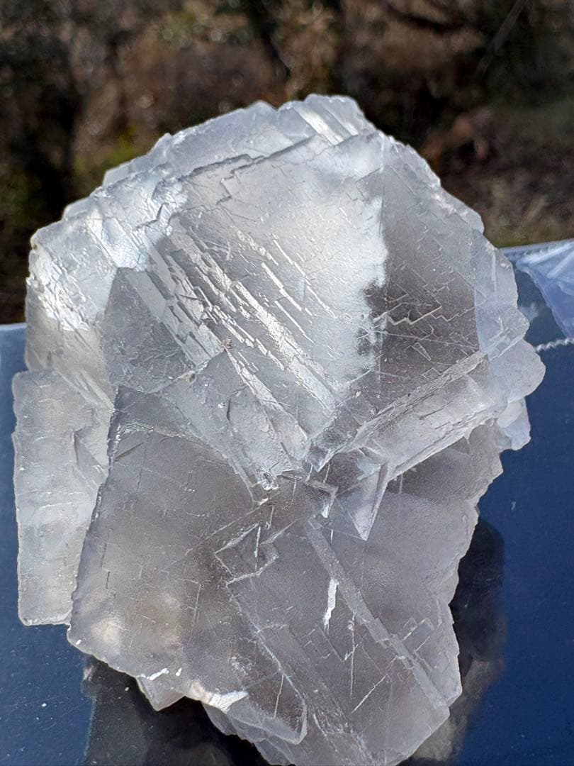 323g 極みの逸品　虹入り　超レア 大きい　存在感抜群　フローライト