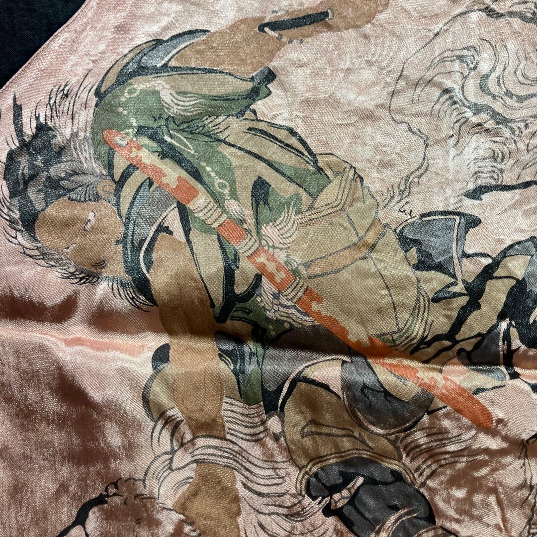 スカジャン　リバーシブル　レーヨン　プリントスカジャン　唐獅子